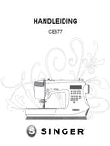 SINGER CE677 ELITE SEWING MACHINE HANDLEIDING 44 PAGES NL