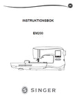 SINGER EM200 SEWING MACHINE INSTRUKTIONSBOK INSTRUKTIONSBOG KAYTTOOHHJE BRUKSANVISNING 140 PAGES SVENSKA DK FI NO