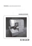 SINGER HD0405S SEWING MACHINE HANDLEIDING 56 PAGES NL