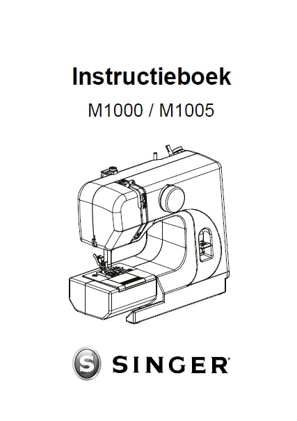 SINGER M1000 M1005 SEWING MACHINE INSTRUCTIEBOEK 23 PAGES NL