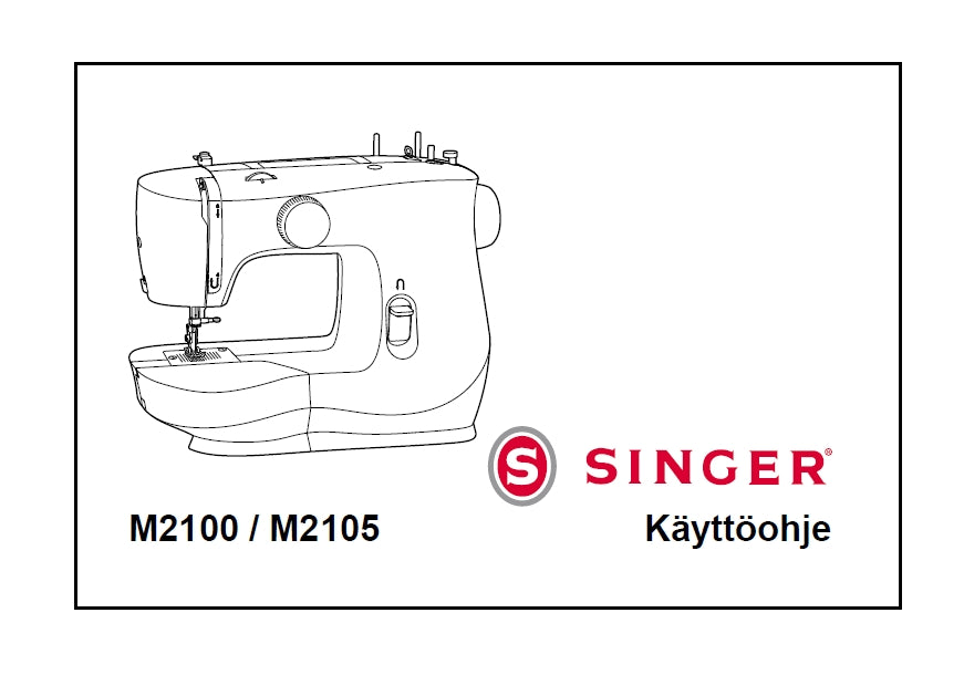 SINGER M2100 M2105 SEWING MACHINE KAYTTOOHJE 36 PAGES FI