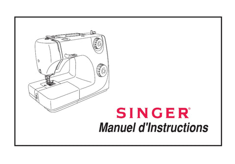 SINGER M2405 MACHINE A COUDRE MANUEL D'INSTRUCTION 42 PAGES FRANC