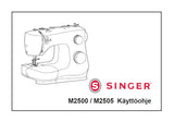 SINGER M2500 M2505 SEWING MACHINE KAYTTOOHJE 33 PAGES FI