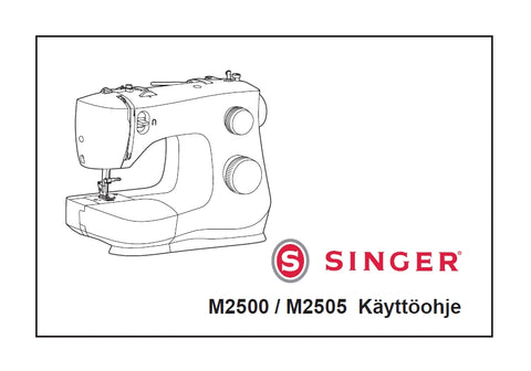 SINGER M2500 M2505 SEWING MACHINE KAYTTOOHJE 33 PAGES FI