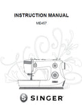 SINGER ME457 SEWING MACHINE INSTRUCTION MANUAL 36 PAGES ENG