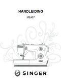 SINGER ME457 SEWING MACHINE HANDLEIDING 36 PAGES NL