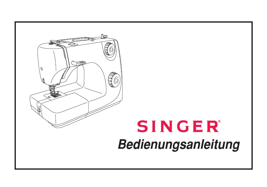 SINGER MERCURY 8280 NAHMASCHINE BEDIENUNGSANLEITUNG 42 SEITE DEUT