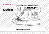 SINGER QL-453 QUILTER MAQUINA DE COSTURA MANUAL DE INSTRUCOES 28 PAGINA PT