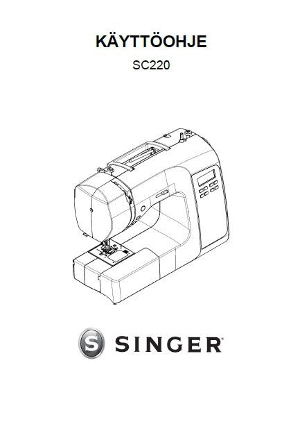 SINGER SC220 SEWING MACHINE KAYTTOOHJE  153 PAGES FI DK NO SW