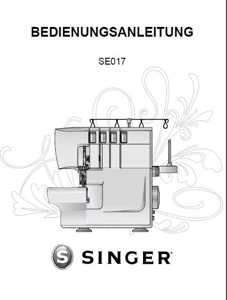 SINGER SE017 ELITE NAHMASCHINE BEDIENUNGSANLEITUNG 30 SEITE DEUT