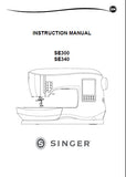 SINGER SE300 SE340 LEGACY SEWING MACHINE INSTRUCTION MANUAL 192 PAGES ENG FRANC ESP