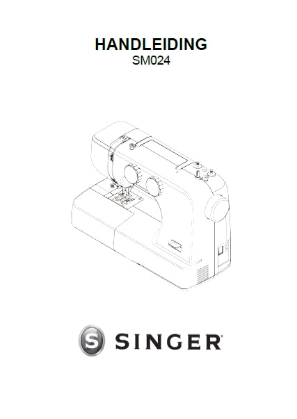 SINGER SM024 SEWING MACHINE HANDLEIDING 33 PAGES NL