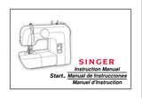 SINGER START 1304 SEWING MACHINE INSTRUCTION MANUAL MANUAL DE INSTRUCCIONES MANUEL D'INSTRUCTIONS 72 PAGES ENG ESP FRANC