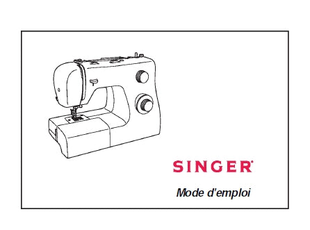 SINGER TRADITION 2250 MACHINE A COUDRE MODE D'EMPLOI 45 PAGES FRANC