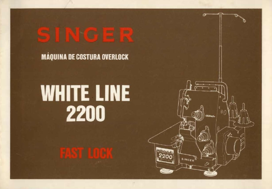 SINGER WHITE LINE 2200 MAQUINA DE COSTURA MANUAL DE INSTRUCOES 18 PAGINA PT