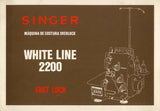 SINGER WHITE LINE 2200 MAQUINA DE COSTURA MANUAL DE INSTRUCOES 18 PAGINA PT