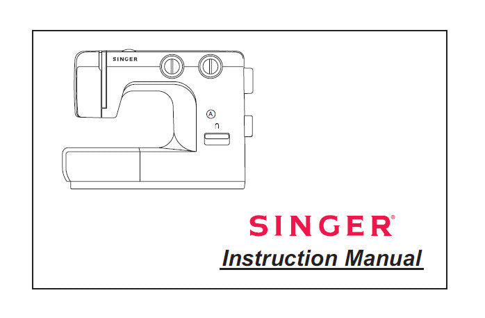 SINGER 1110 SEWING MACHINE INSTRUCTION MANUAL 38 PAGES ENGLISH
