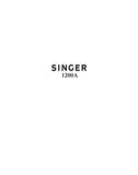 SINGER 1200A SEWING MACHINE LIST OF PARTS 4 PAGES ENGLISH