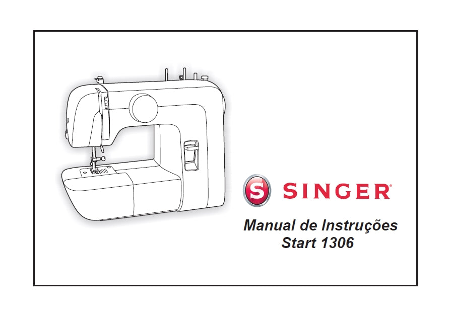 SINGER 1306 START MAQUINA DE COSTURA MANUAL DE INSTRUCOES 34 PAGINA PORTUGUESE