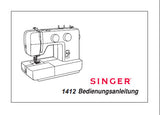 SINGER 1412 NAHMASCHINE BEDIENUNGSANLEITUNG 34 SEITE DEUTSCH