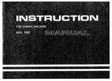 SINGER 1422 SEWING MACHINE INSTRUCTION MANUAL 42 PAGES ENGLISH