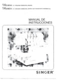 SINGER 14SH644 14SH654 MAQUINA DE COSER MANUAL DE INSTRUCCIONES 54 PAGINA ESPANOL