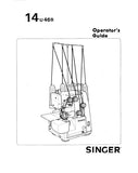 SINGER 14U46B SEWING MACHINE OPERATORS GUIDE 41 PAGES ENGLISH