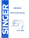 SINGER 1500 SEWING MACHINE INSTRUCTION MANUAL 70 PAGES ENG