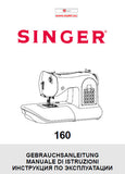 SINGER 160 NAHMASCHINE/MACCHINA DA CUCIRE GEBRAUCHSANLEITUNG/MANUALE DI ISTRUZIONI 66 SEITE/PAGINE DEUT ITAL
