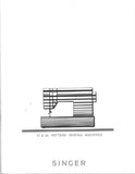 SINGER 17 AND 24 PATTERN SEWING MACHINE OWNERS MANUAL 25 PAGES ENGLISH