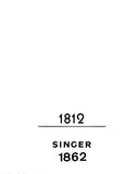 SINGER 1812 1862 SEWING MACHINE INSTRUCTION BOOK LIBRO DE INSTRUCCIONES MANUEL D'INSTRUCTION 92 PAGES ENG ESP FRANC
