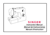 SINGER 2250 TRADITION SEWING MACHINE INSTRUCTION MANUAL MANUAL DE INSTRUCCIONES MANUEL D'INSTRUCTION 86 PAGES ENG ESP FR