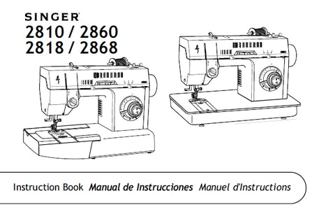 Singer Machine 2808 SINGER 2810 2818 2860 2868 SEWING MACHINE MAQUINA DE COSER MACHINE A C ...