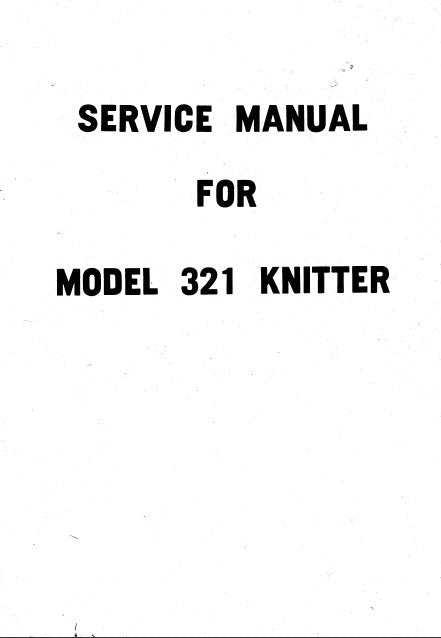 SINGER 321 KNITTER SEWING MACHINE SERVICE MANUAL 97 ENGLISH