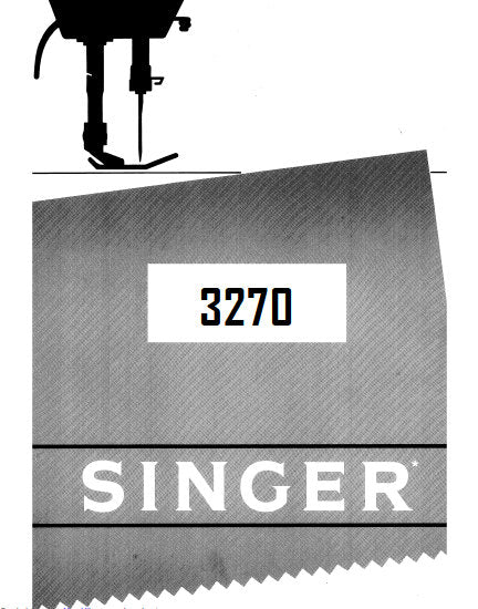 SINGER 3270 SEWING MACHINE INSTRUCTION MANUAL MANUEL D'INSTRUCTION MANUAL DE INSTRUCCIONES 73 PAGES ENG FRANC ESP