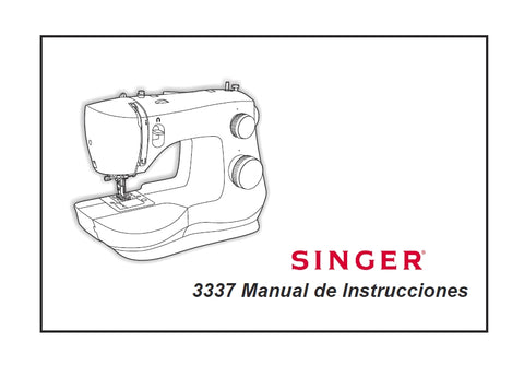 SINGER 3337 SIMPLE MAQUINA DE COSER MANUAL DE INSTRUCCIONES 34 PAGINA ESP