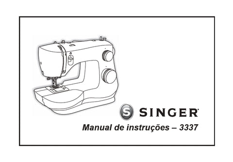 SINGER 3337 SIMPLE MAQUINA DE COSTURA MANUAL DE INSTRUCOES 36 PAGINA PT