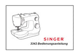 SINGER 3342 FASHION MATE NAHMASCHINE BEDIENUNGSANLEITUNG 36 SEITE DEUT