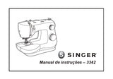 SINGER 3342 FASHION MATE MAQUINA DE COSTURA MANUAL DE INSTRUCOES 36 PAGINA PT