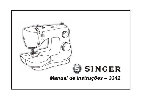 SINGER 3342 FASHION MATE MAQUINA DE COSTURA MANUAL DE INSTRUCOES 36 PAGINA PT