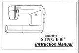 SINGER 3810 3820 SEWING MACHINE INSTRUCTION MANUAL 65 PAGES ENGLISH