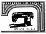 SINGER 3851 AUTUMATIC ZIG ZAG SEWING MACHINE INSTRUCTION MANUAL 35 PAGES ENGLISH