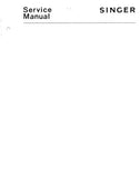 SINGER 391A1 391A3 SEWING MACHINE SERVICE MANUAL 37 PAGES ENGLISH