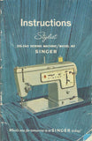 SINGER 457 STYLIST SEWING MACHINE INSTRUCTIONS 70 PAGES ENGLISH