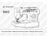 SINGER 5053 SEWING MACHINE MAQUINA DE COSER MACHINE A COUDRE INSTRUCTION BOOK MANUAL DE INSTRUCCIONES MANUEL D'INSTRUCTIONS 56 PAGES ENG ESP FRANC