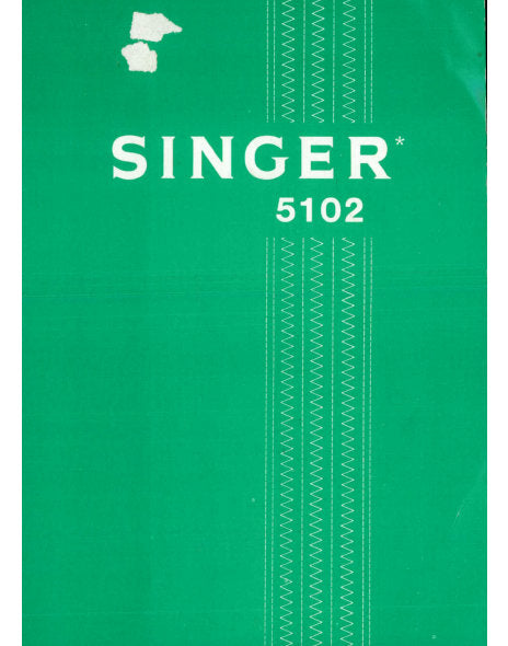 SINGER 5102 SEWING MACHINE INSTRUCTION BOOK 35 PAGES ENGLISH