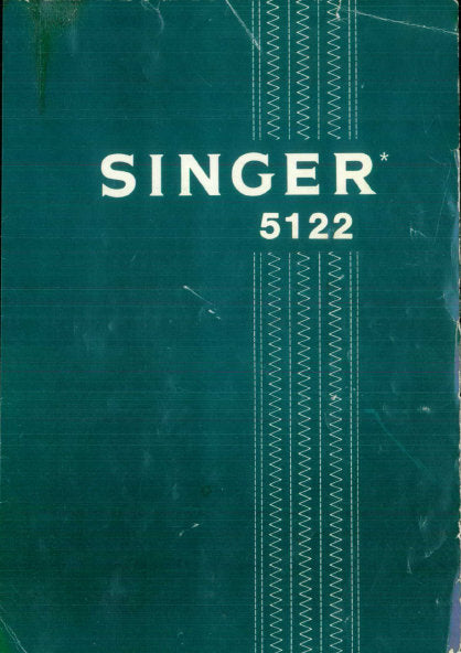 SINGER 5122 SEWING MACHINE INSTRUCTION BOOK 35 PAGES ENGLISH