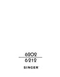 SINGER 6202 6212 SEWING MACHINE INSTRUCTION BOOK 40 PAGES ENGLISH