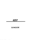 SINGER 6217 SEWING MACHINE INSTRUCTION BOOK 53 PAGES ENGLISH