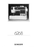 SINGER 6268 SEWING MACHINE INSTRUCTION BOOK 107 PAGES ENGLISH